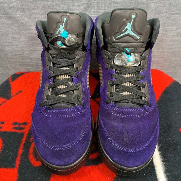%Size 11.5 Nike Air Jordan 5 ‘Alternate Grape’ Men AJ8 main image 7